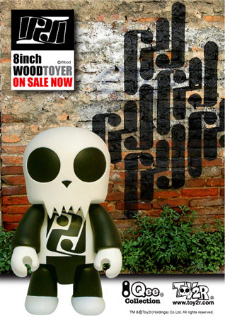 Toy2R Qee Wood Toyer 8" Soft Vinyl Figure