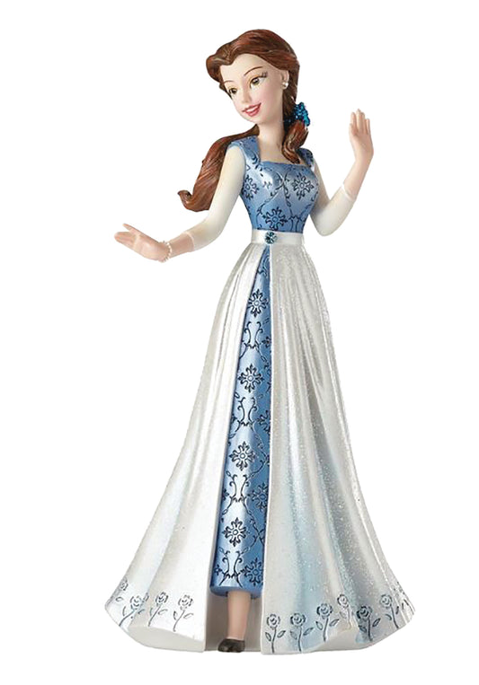 Enesco Jim Shore Disney Traditions Beauty and the Beast Belle Blue Dress 7.5" Collection Figure