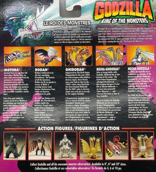 Trendmasters Godzilla King of the Monsters Godzilla 6 6" Action Figure Set