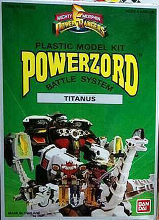 Bandai Mighty Morphin Power Rangers Powerzord Battle System Titanus Plastic Model Kit Figure