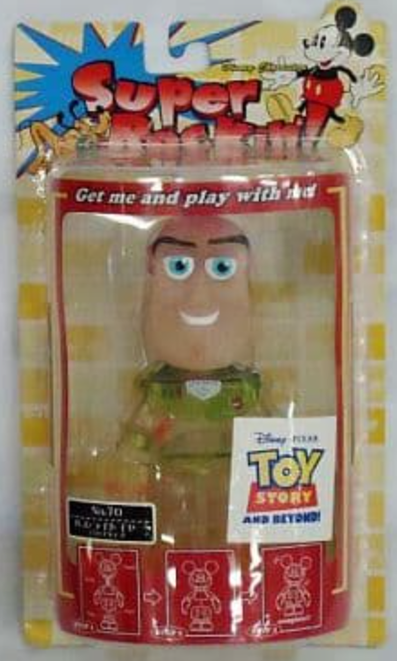 Sega Disney Characters Super Rockin No 70 Toy Story Buzz Lightyear Bobble Head Figure