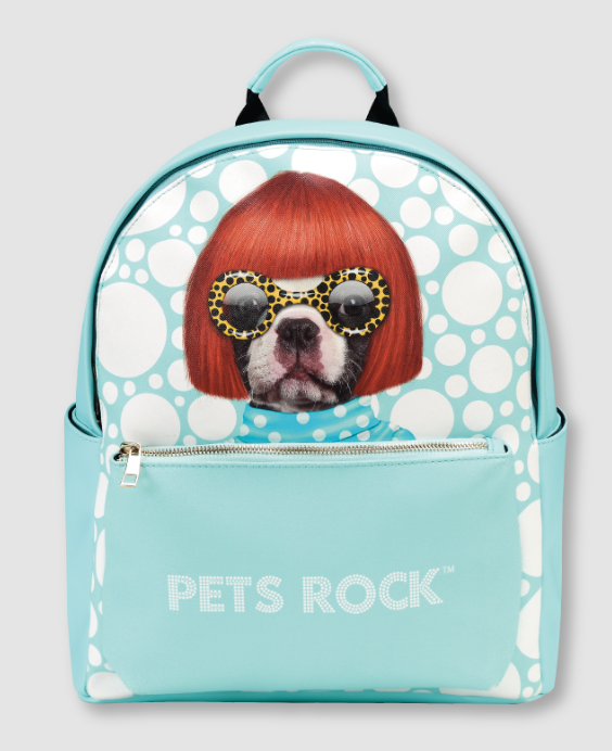Pets Rock Taiwan Family Mart Limited 14" Polyester Backpack Type A