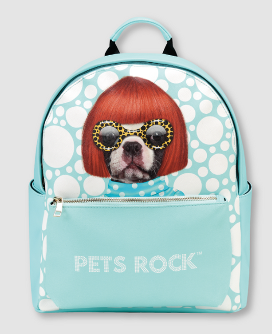 Pets Rock Taiwan Family Mart Limited 14" Polyester Backpack Type A