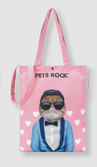 Pets Rock Taiwan Family Mart Limited Polyester Tote Side Bag Type B