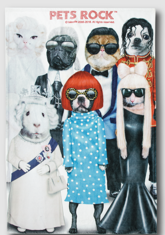Pets Rock Taiwan Family Mart Limited 57" Blanket
