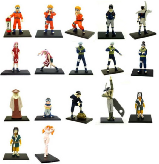 Bandai Naruto Shippuden Collection Vol 1 16+1 Secret 17 Trading Figure Set
