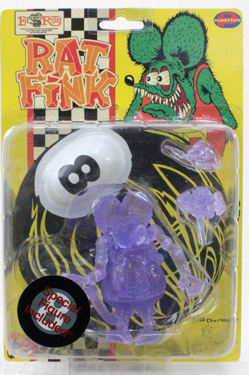 Planet Toys Rat Fink Purple Crystal ver Action Figure