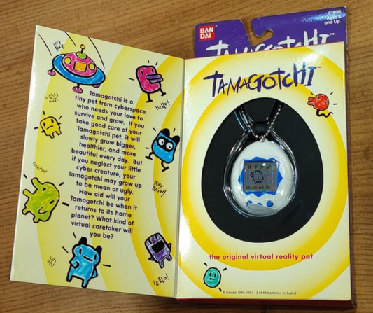 Bandai Tamagotchi Box ver LCD LSI Handheld Game White ver