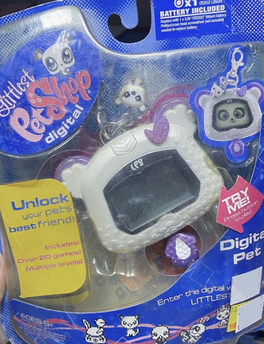 Littlest Pet Shop Digital LSI LCD Game Handheld Key Chain Panda ver Figure