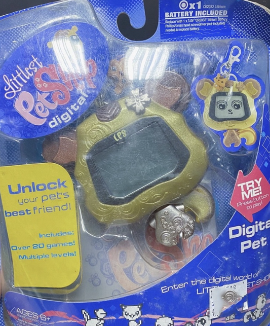 Littlest Pet Shop Digital LSI LCD Game Handheld Key Chain Hamster ver Figure