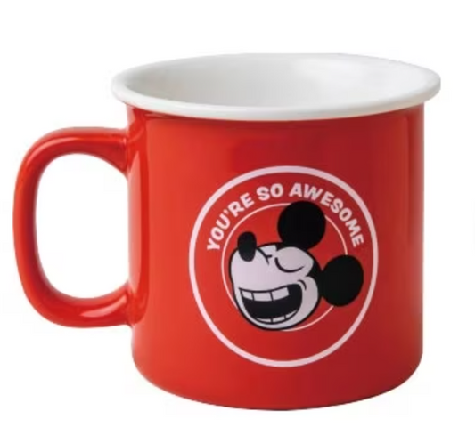 Disney Mickey Mouse Taiwan Watsons Limited 400ml Mug Cup Red ver