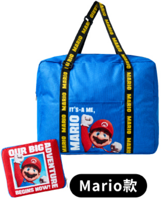 Nintendo The Super Mario Bros Movie Taiwan Family Mart Limited Folding Travel Bag Mario ver