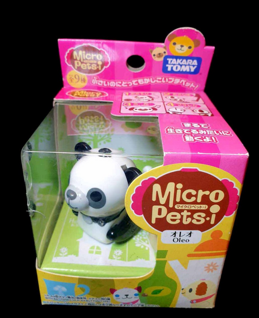 Takara Tomy Micropets-i My Little Pet Electronic Interactive Toy Oleo Panda Trading Figure