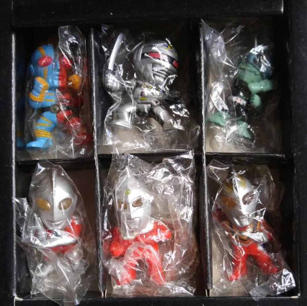 Banpresto Super Hero Operations Diedal's Ambition 6 Key Chain Holder Trading Figure Set