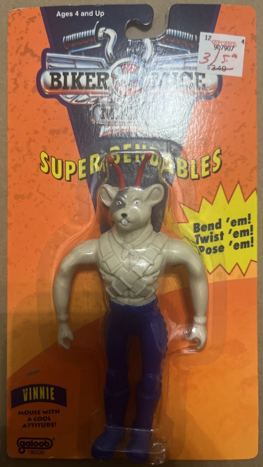 Galoob Biker Mice From Mars Super Bendables Vinnie ver Action Figure