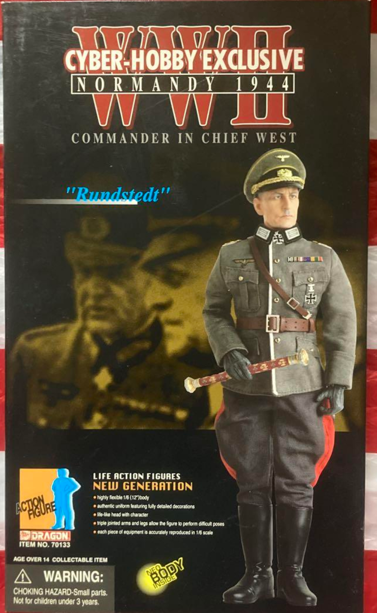 Dragon 1/6 12" WWII Normandy 1944 Commander in Chief West Rundstedt Action Figure