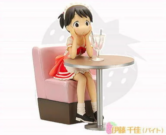Konami Ichigo Mashimaro Strawberry Marshmallow Chika Ito Maid ver Pvc Figure