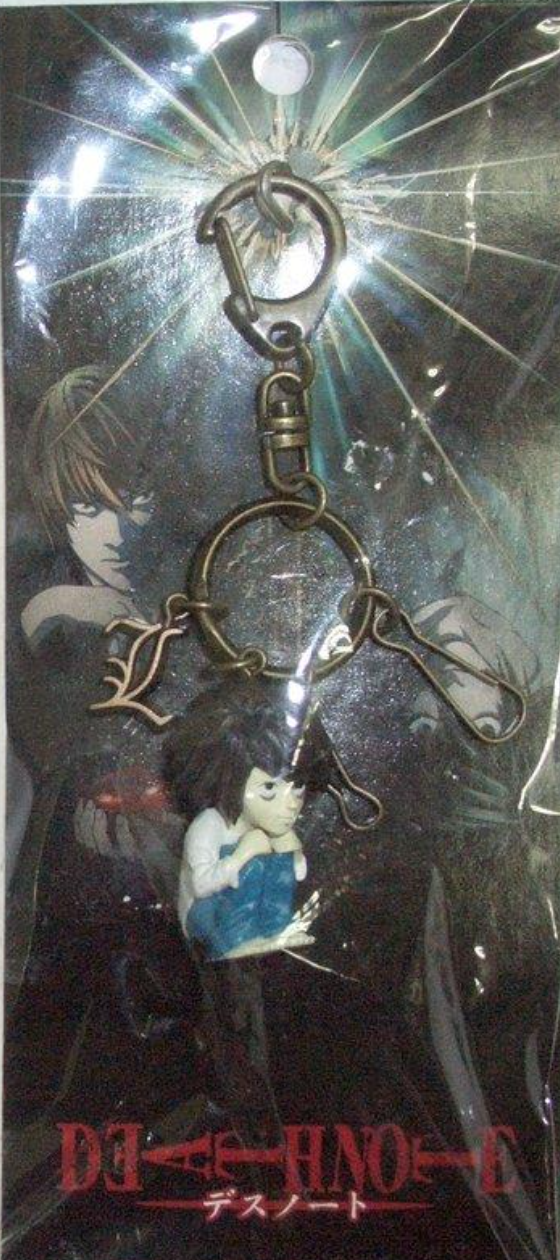 Death Note L Strap Mascot Key Chain Holder Trading Figure Type A