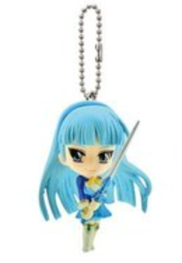 Bandai Clamp Magic Knight Rayearth Gashapon Mascot Strap Figure Umi Ryuuzaki ver