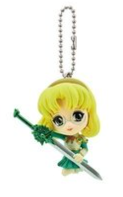 Bandai Clamp Magic Knight Rayearth Gashapon Mascot Strap Figure Fuu Hououji ver