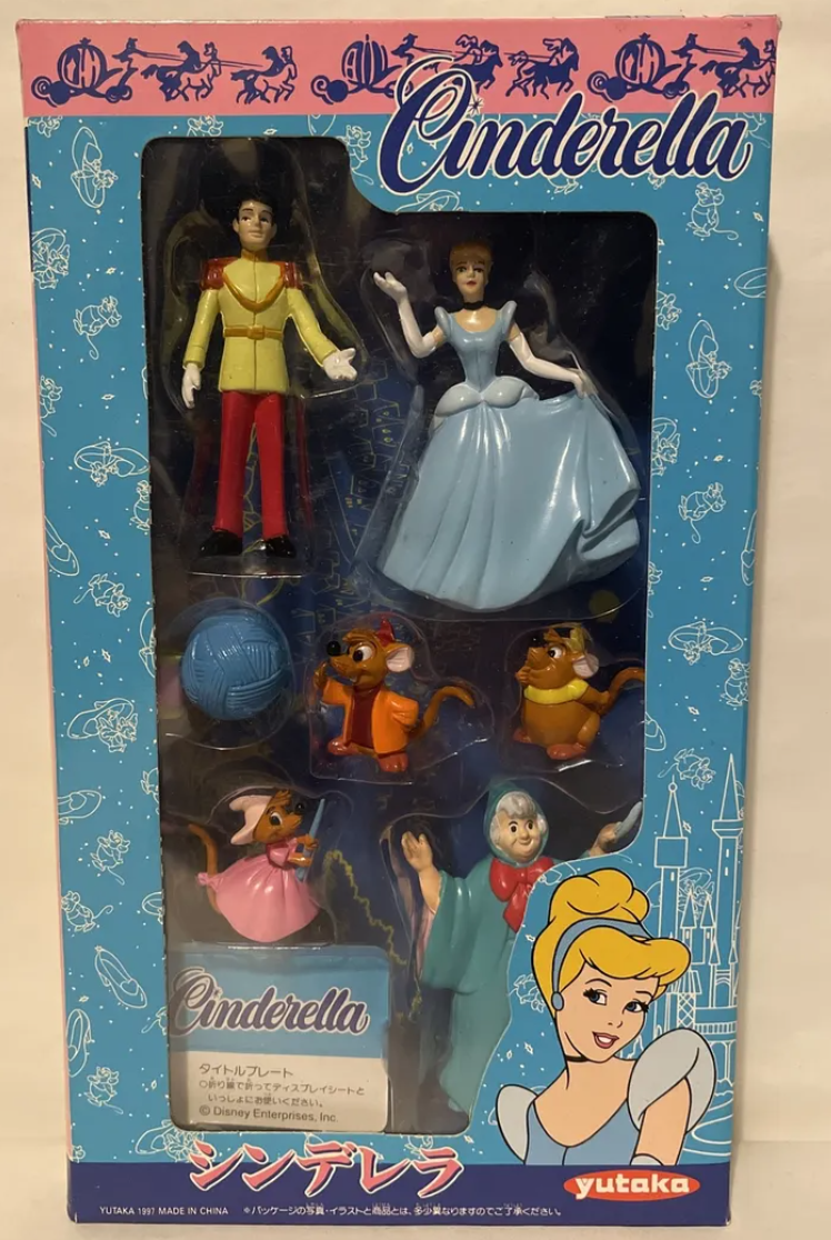 Yutaka 1995 Disney Video Tape Character Collection Vol 10 Cinderella Trading Figure