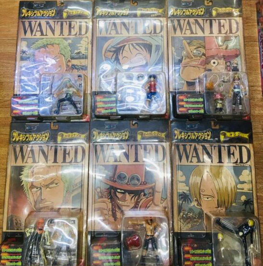 Bandai One Piece Flexible 7 Action Figure Set