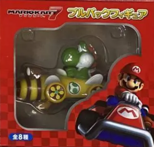 Nintendo Mario Kart 7 Pull Back Red Box Yoshi ver Action Figure