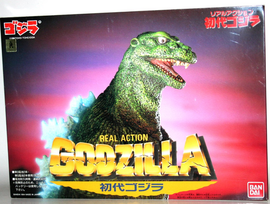 Bandai 1994 Real Action Godzilla Plastic Model Kit Figure