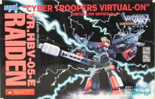Kotobukiya 1995 Sega 1/100 Virtual On Cyber Troopers Series No 3 VR.HBV-05-E Raiden Cold Cast Model Kit Figure