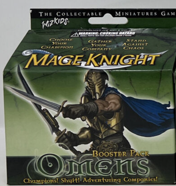 Wizkids Mage Knight MK Miniatures Figure Omens Booster Pack Sealed Box Random Figure