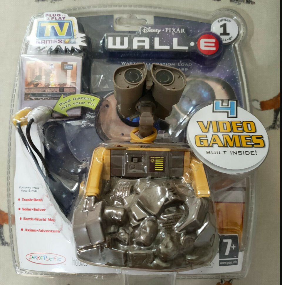 Jakks Pacific TV Video Games Disney Pixar Wall-E ver Trading Figure