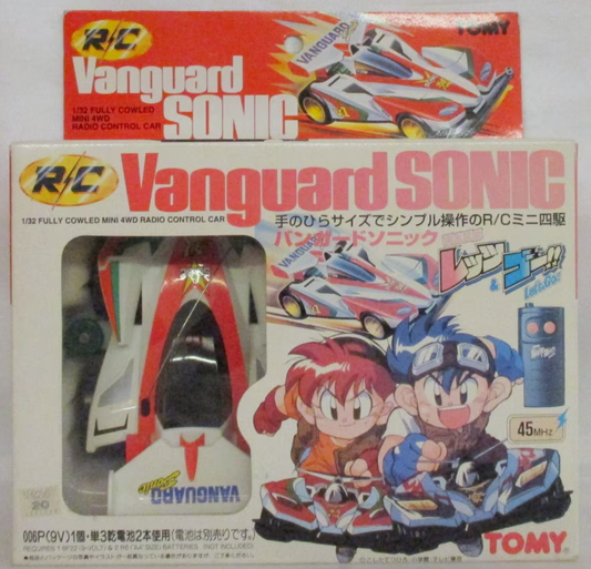 Tomy 1/32 Bakusou Kyoudai Let's & Go !! R/C Mini 4WD Radio Control Vanguard Sonic Action Car Figure