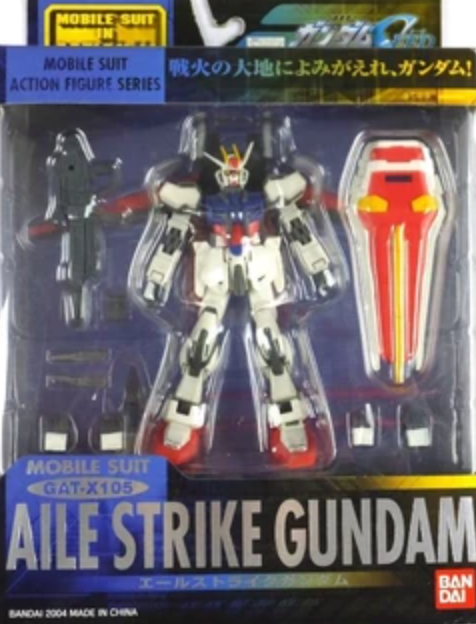 Bandai Mobile Suit in Action MSIA Gundam Seed GAT-X105 Aile Strike Gundam Figure