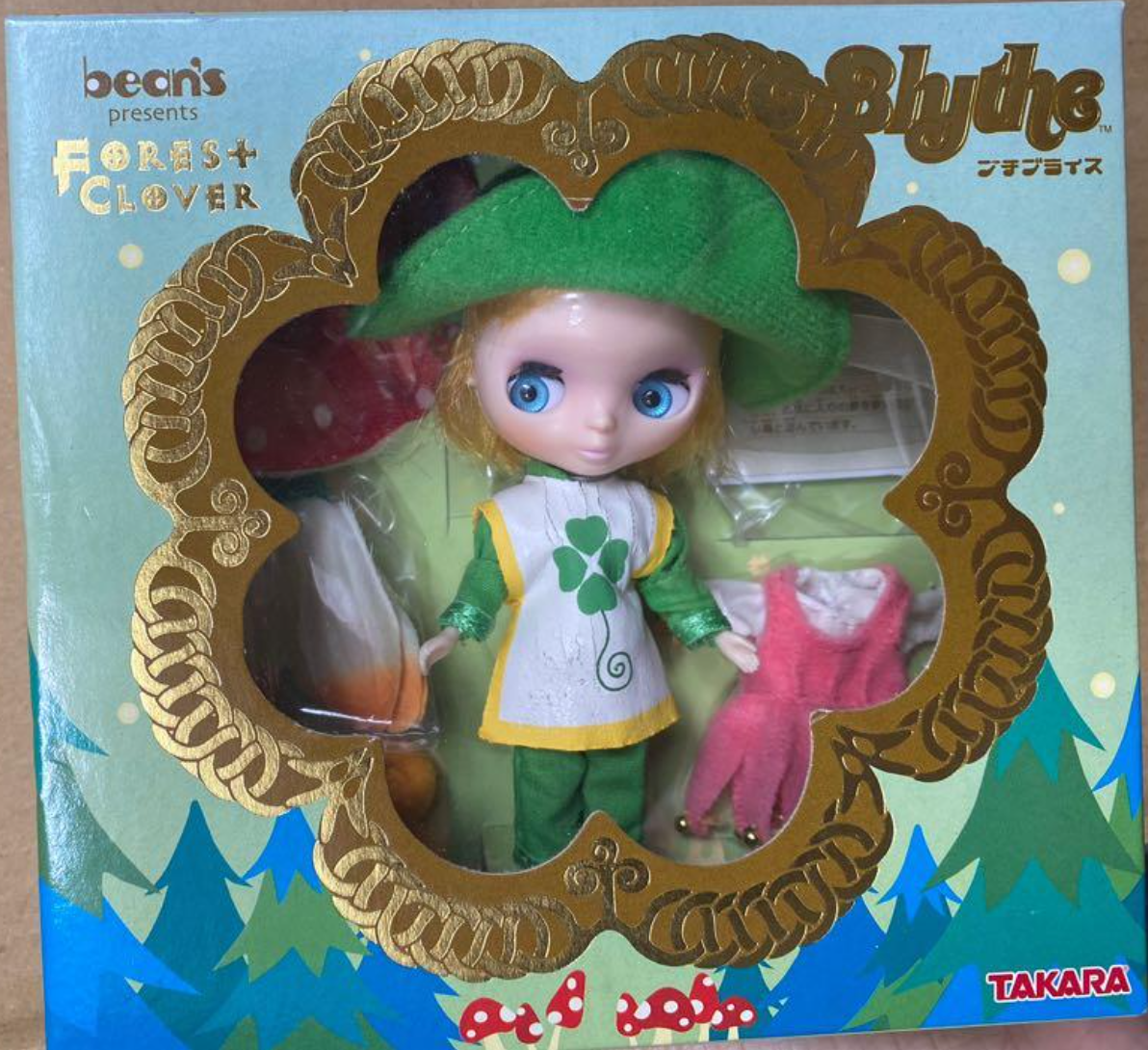 Takara Petite Blythe PBL-45 Bean's presents Forest Clover Action Figur ...