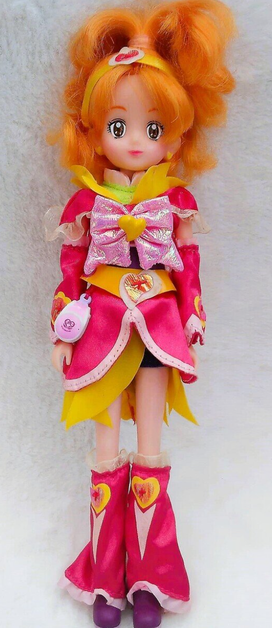 Bandai Pretty Cure Splash Star Cure Bloom Hyuuga Saki Licca Doll Action Figure