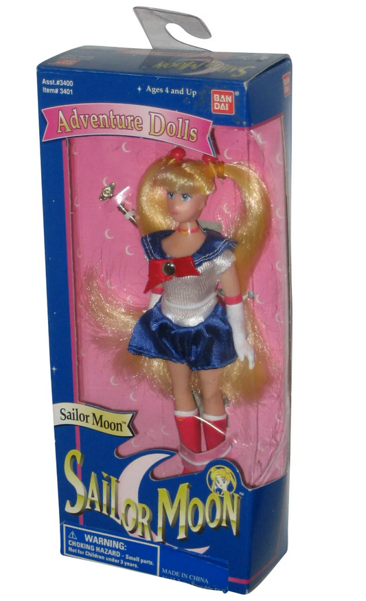Bandai 1995 Pretty Soldier Sailor Moon Adventure Doll Sailor Moon Action Figure