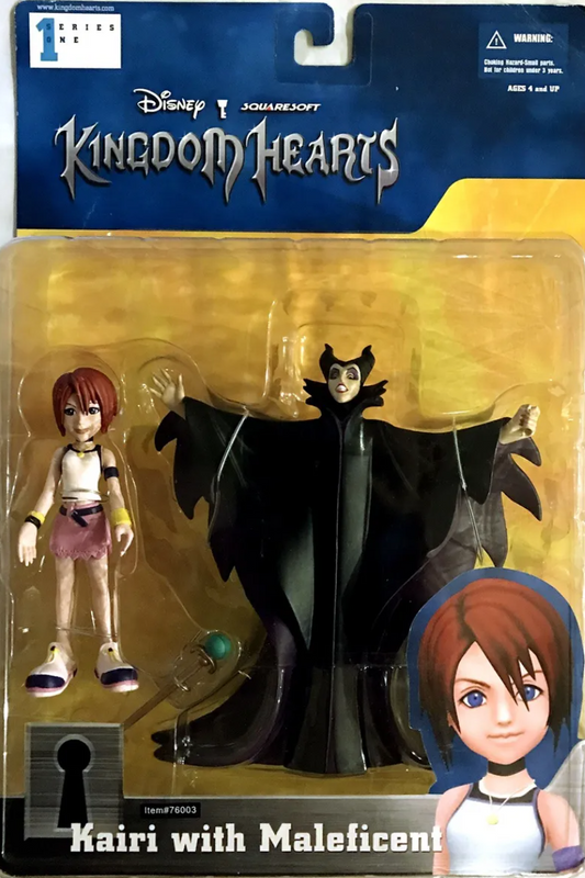 Mirage Square Soft Disney Kingdom Hearts Series 1 Kairi with Maleficent Trading Figure