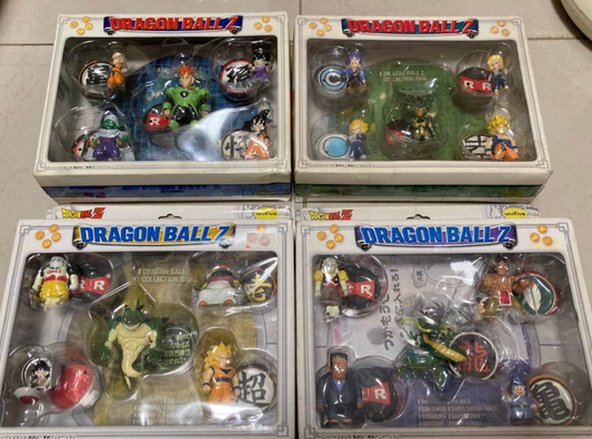 Unifive Dragon Ball Z Collection Box Part 1 & 2 Type A & B 4 20 Figure Set