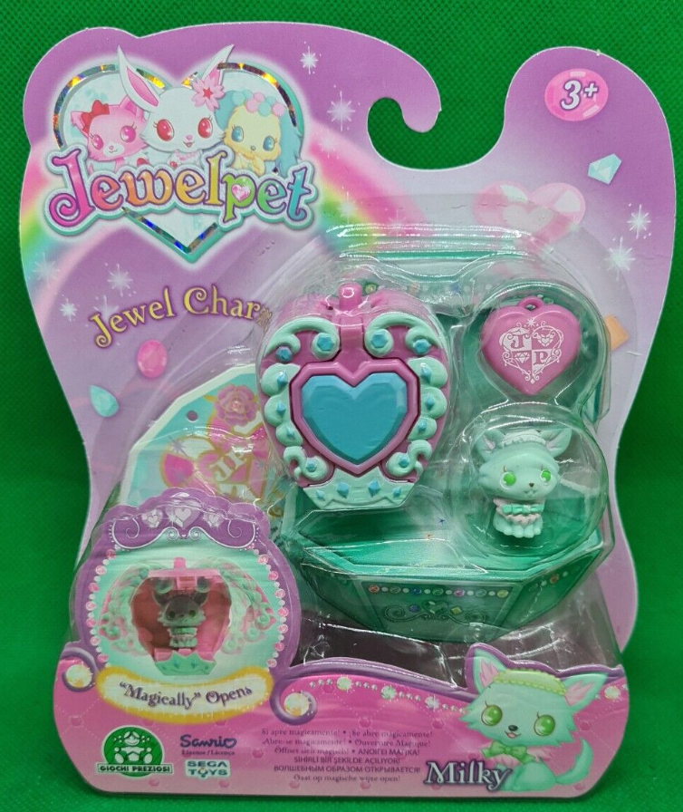 Sega Toys HGiochi Preziosi Sanrio Jewelpet Jewel Charm Series Milky Tr ...