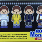 Sekiguchi Micro Monchhichi Cinema Series Cinema 5+2 Secret 7 Trading Figure Set