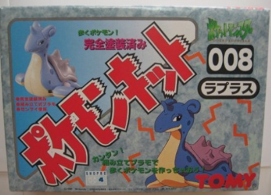 Tomy 1995 Pokemon Pocket Monsters 008 Lapras Wind up Plastic Model Kit Figure