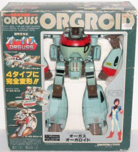 Takatoku Toys 1/40 Super Dimension Century Drifand Orguss Orgroid aAction Figure