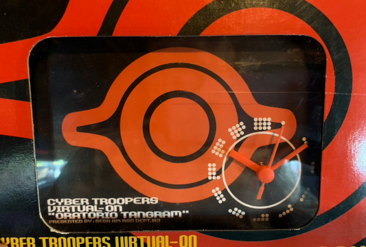 Sega Cyber Troopers Virtual On Oratorio Tangram Desktop Clock Trading Figure Type C