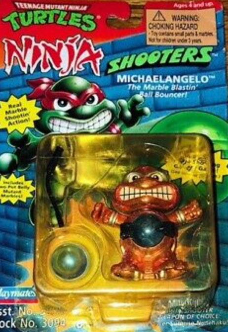 Playmates Super Battle B-Daman Bomberman x TMNT Teenage Mutant Ninja Turtles Shooters Michelangelo Model Kit Figure