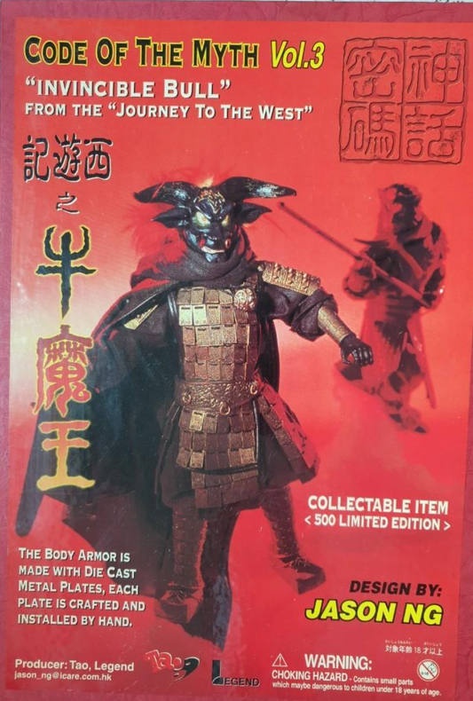 Tao Legend 1/6 12" Jason Ng Code of The Myth Vol 3 Invincible Bull From The Journey to The West Action Figure