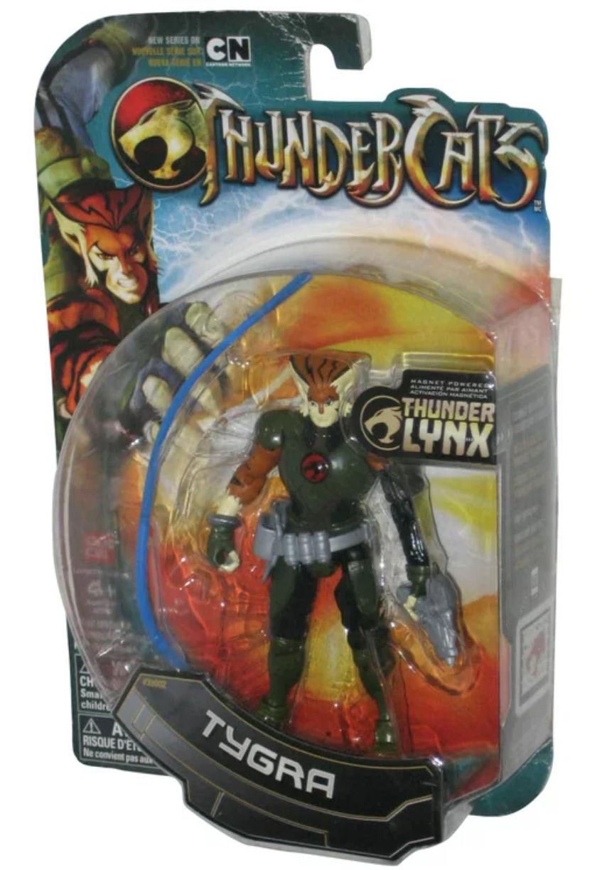 Bandai 2011 Thundercats Thunder Lynx Tygra 4" Action Figure