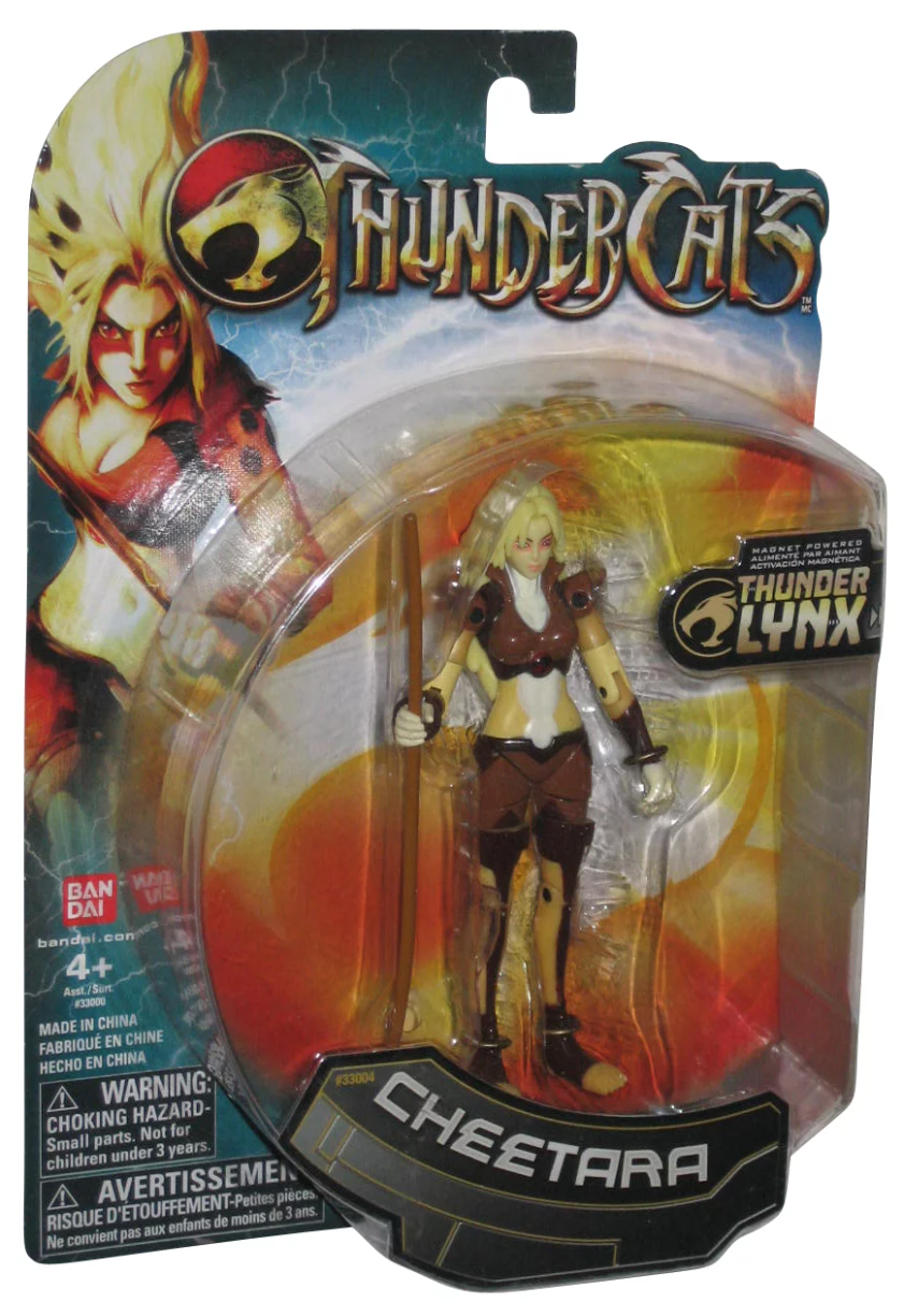 Bandai 2011 Thundercats Thunder Lynx Cheetara 4" Action Figure