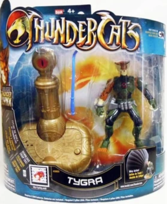 Bandai Thundercats Animated Adventure Series Tygra Deluxe 4" Action Collection Figure