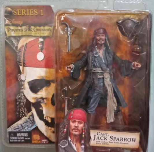 Reel Toys Neca Pirates of the Caribbean Series 1 Capt Jack Sparrow Action Figure