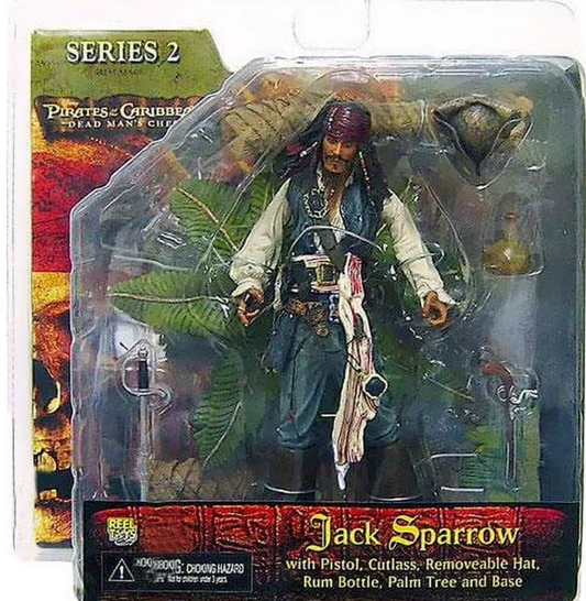 Reel Toys Neca Pirates of the Caribbean Series 2 Jack Sparrow Action Figure